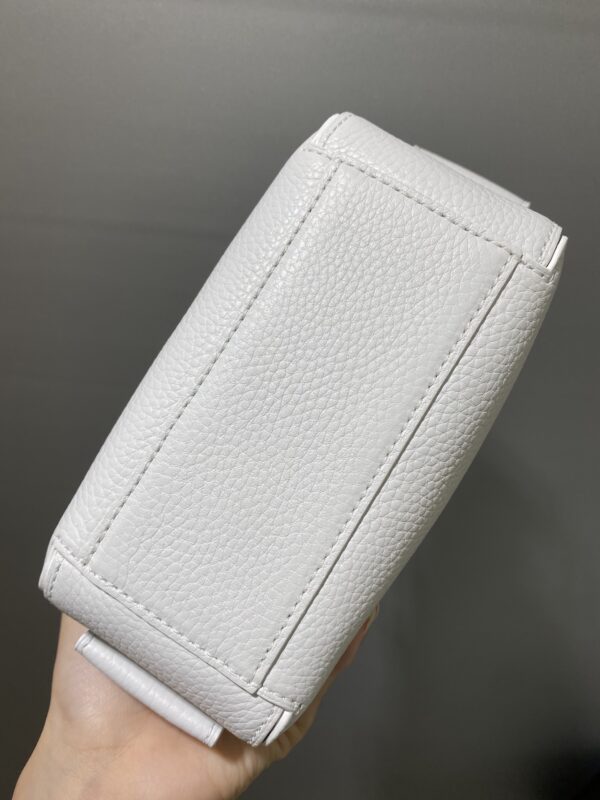 DELVAUX Taurillon Soft Nano Cool Box Satchel Cloud