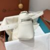 Extra pocket leather handbag Loro Piana White in Leather
