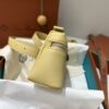 Extra pocket leather handbag Loro Piana yellow in Leather