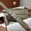 Extra pocket leather handbag Loro Piana gray in Leather