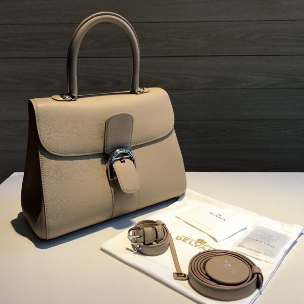Brillant leather handbag Delvaux brown in Leather - 52568135