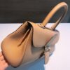 DELVAUX Calfskin Mini Brillant East West Satchel Natural