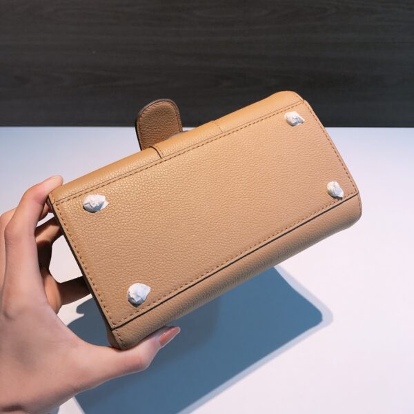 DELVAUX Grained Calfskin Mini Brillant Satchel Nude 1388421 |