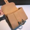 DELVAUX Grained Calfskin Mini Brillant Satchel Nude 1388421 |