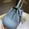 Brillant leather crossbody bag Delvaux blue  in Leather