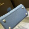Brillant leather crossbody bag Delvaux blue  in Leather
