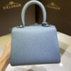 Brillant leather crossbody bag Delvaux blue  in Leather