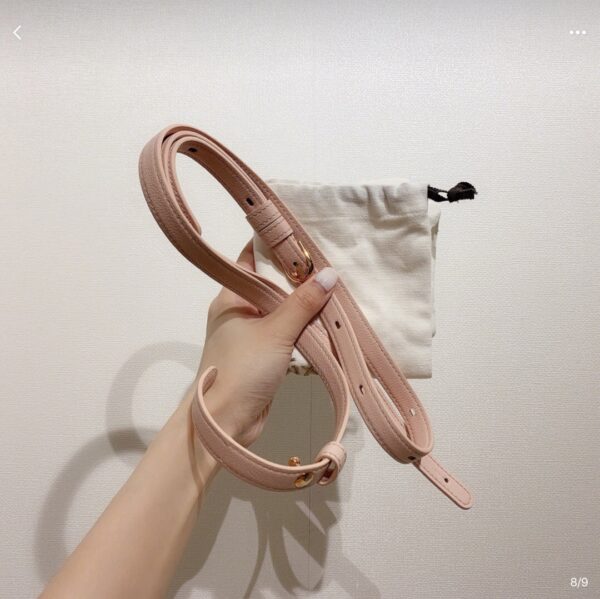 Brillant leather crossbody bag Delvaux Pink in Leather