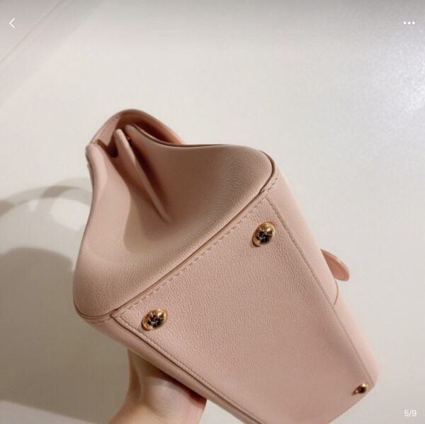 Brillant leather crossbody bag Delvaux Pink in Leather