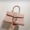 Brillant leather crossbody bag Delvaux Pink in Leather