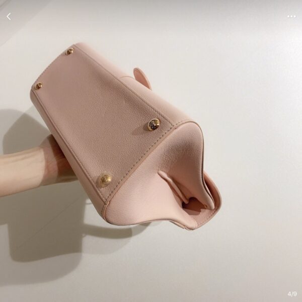Brillant leather crossbody bag Delvaux Pink in Leather