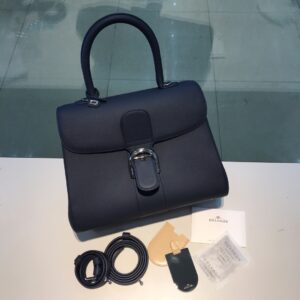 Delvaux Brilliant MM Tote Shoulder Bag blue navy | eBay