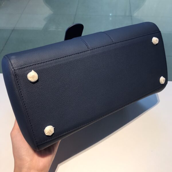 Delvaux Brilliant MM Tote Shoulder Bag blue navy | eBay