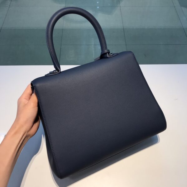 Delvaux Brilliant MM Tote Shoulder Bag blue navy | eBay