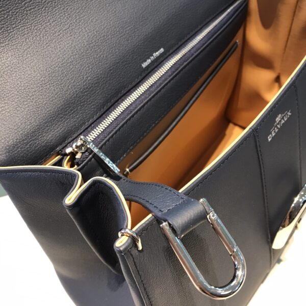 Delvaux Brilliant MM Tote Shoulder Bag blue navy | eBay