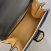 Delvaux Brillant-Dark Blue Denim Tote,Black Patent Delvaux 02379
