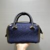 Cool Box Nano leather tote bag in blue - Delvaux
