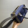 Cool Box Nano leather tote bag in blue - Delvaux