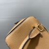 DELVAUX Taurillon Soft Nano Cool Box Satchel Vegetal Ivory 1662609