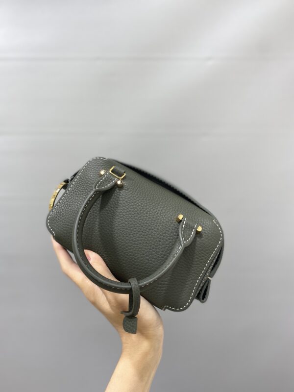 Cool box leather crossbody bag Delvaux Green in Leather