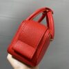 DELVAUX Grained Calfskin Mini CoolBAG RED Box Satchel Scarlet ...
