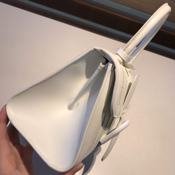 Brillant leather handbag Delvaux White in Leather