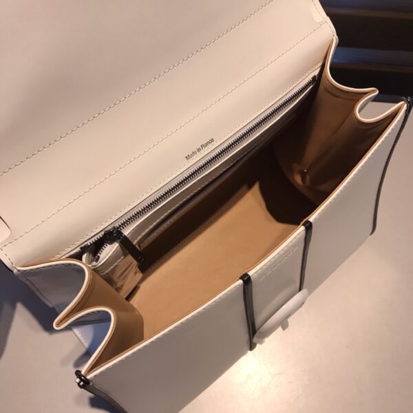 Brillant leather handbag Delvaux White in Leath