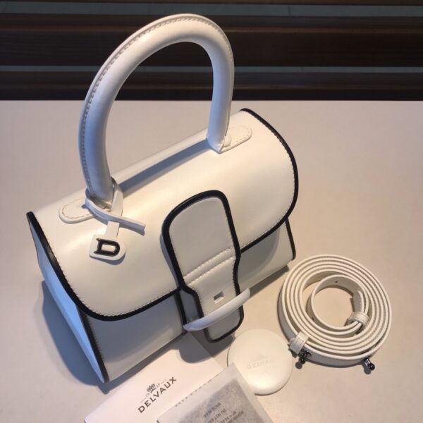 Brillant leather handbag Delvaux White in Leather - 43901705 Delvaux 02589