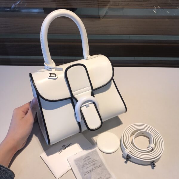 Brillant leather handbag Delvaux White in Leather - 43901705 Delvaux 02589