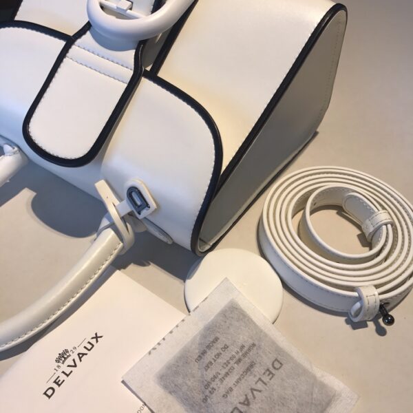 Brillant leather handbag Delvaux White in Leather - 43901705 Delvaux 02589