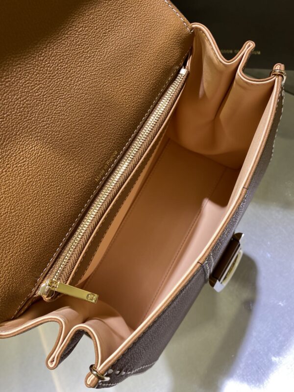 Delvaux Delvaux Delvaux Leather Handbag Brown