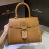 Delvaux Delvaux Delvaux Leather Handbag Brown