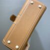 Delvaux Brown Leather Mini Brillant East/West Top Handle