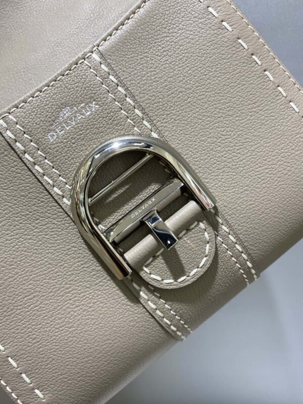 DELVAUX Grained Rodeo Calfskin Surpique Mini Brillant