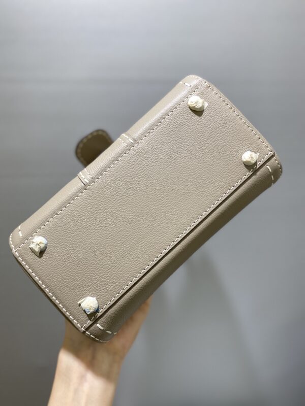 DELVAUX Grained Rodeo Calfskin Surpique Mini Brillant