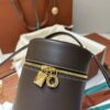 Loro Piana Extra Case Medium Saddle Leather Bucket Bag In brown
