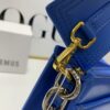 Jacquemus Le Ciuciu Blue in Leather with Gold/Silver-tone -