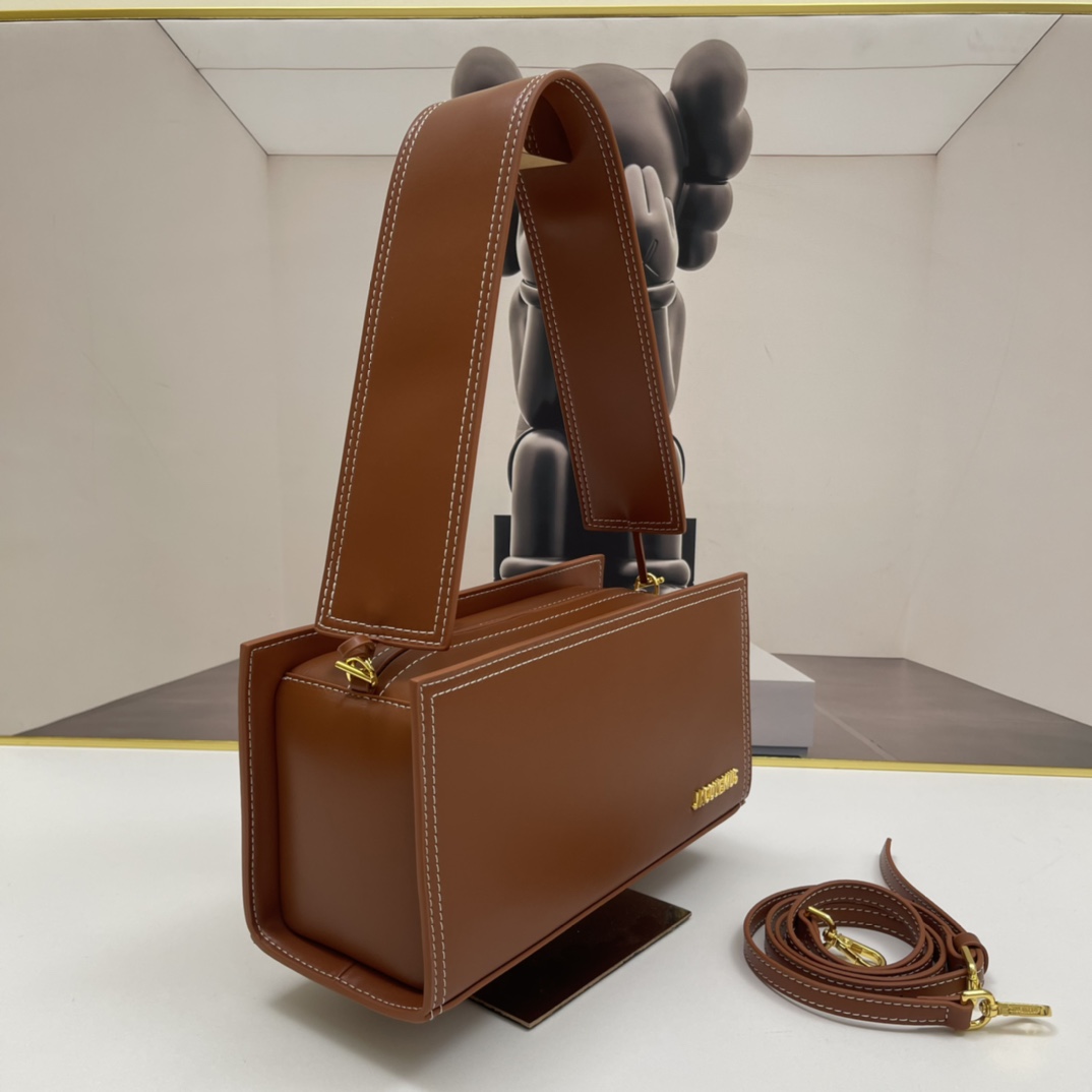 Jacquemus Bambino Long Bag Brown Shoulder FW23