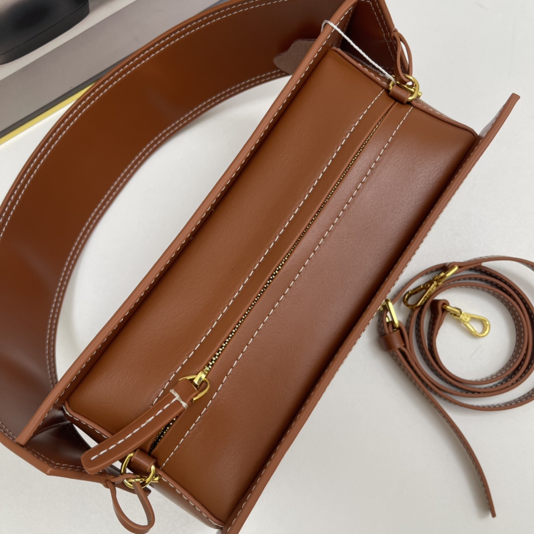 Jacquemus Bambino Long Bag Brown Shoulder FW23
