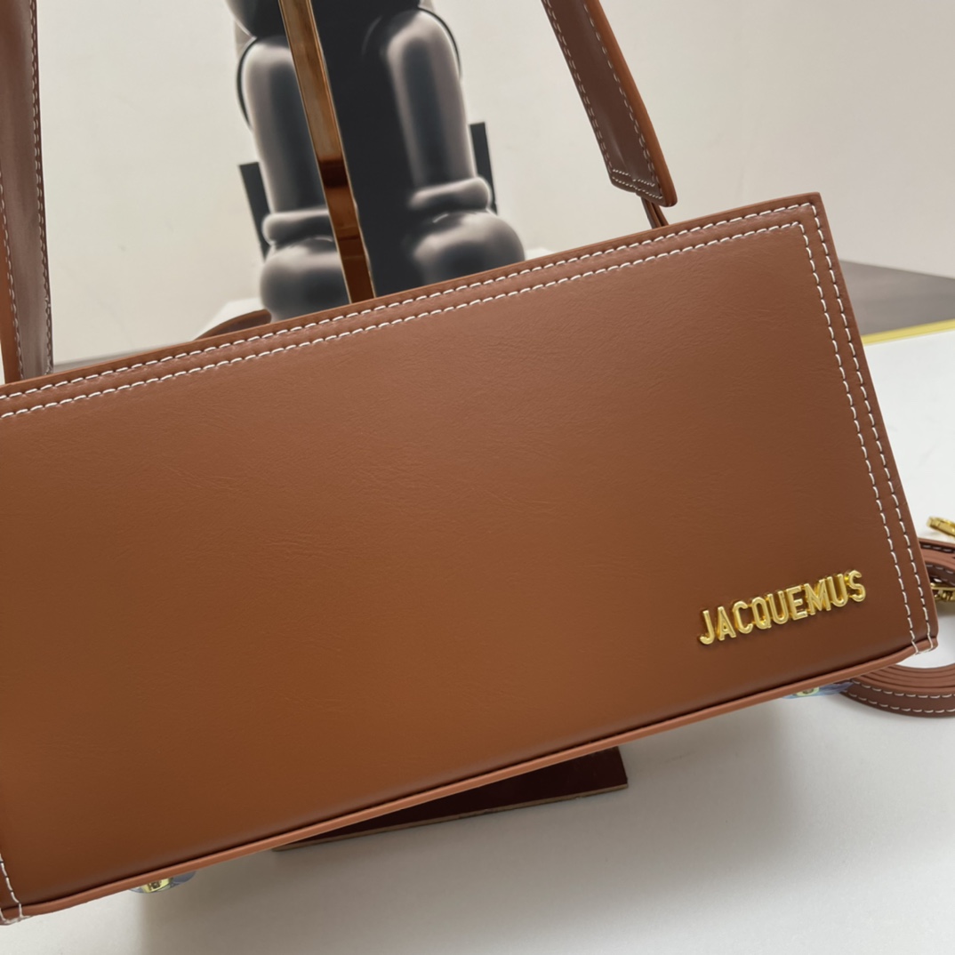 Jacquemus Bambino Long Bag Brown Shoulder FW23