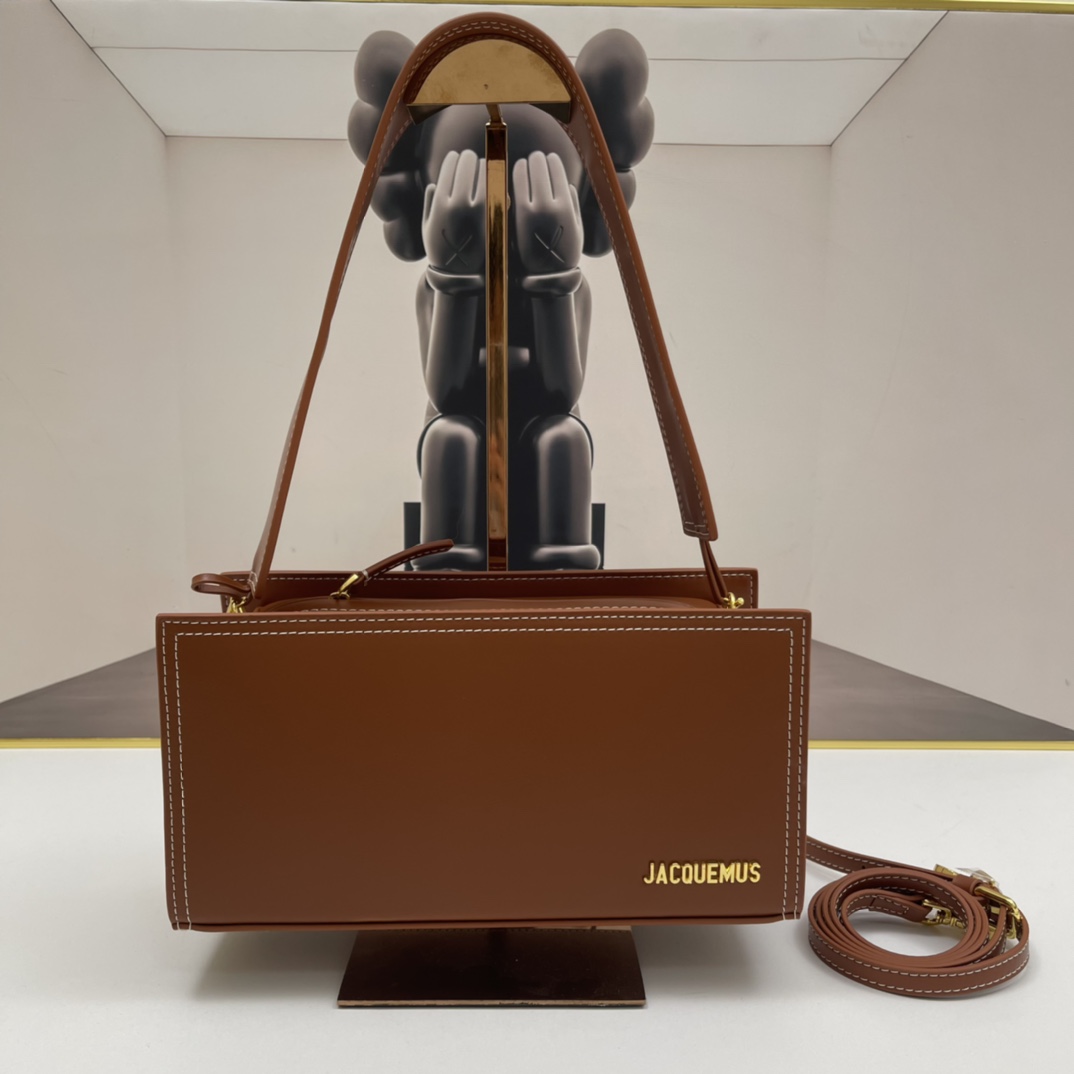 Jacquemus Bambino Long Bag Brown Shoulder FW23