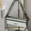 Jacquemus Le Ciuciu Silver in Leather with Silver-tone - US