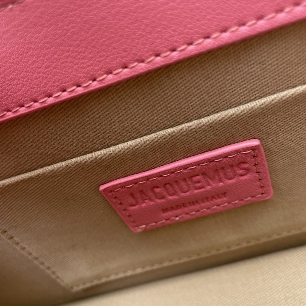 Jacquemus Pink Calfskin Le sac Rond Leather Pony-style calfskin ref.1372805 -