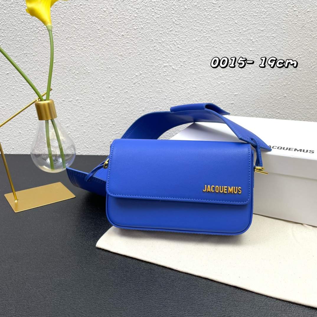Jacquemus Pre-Owned 2021-2024 Calfskin Le Carinu bag in blue