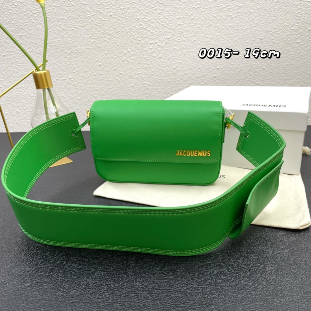 Jacquemus Pre-Owned 2021-2024 Calfskin Le Carinu bag in green