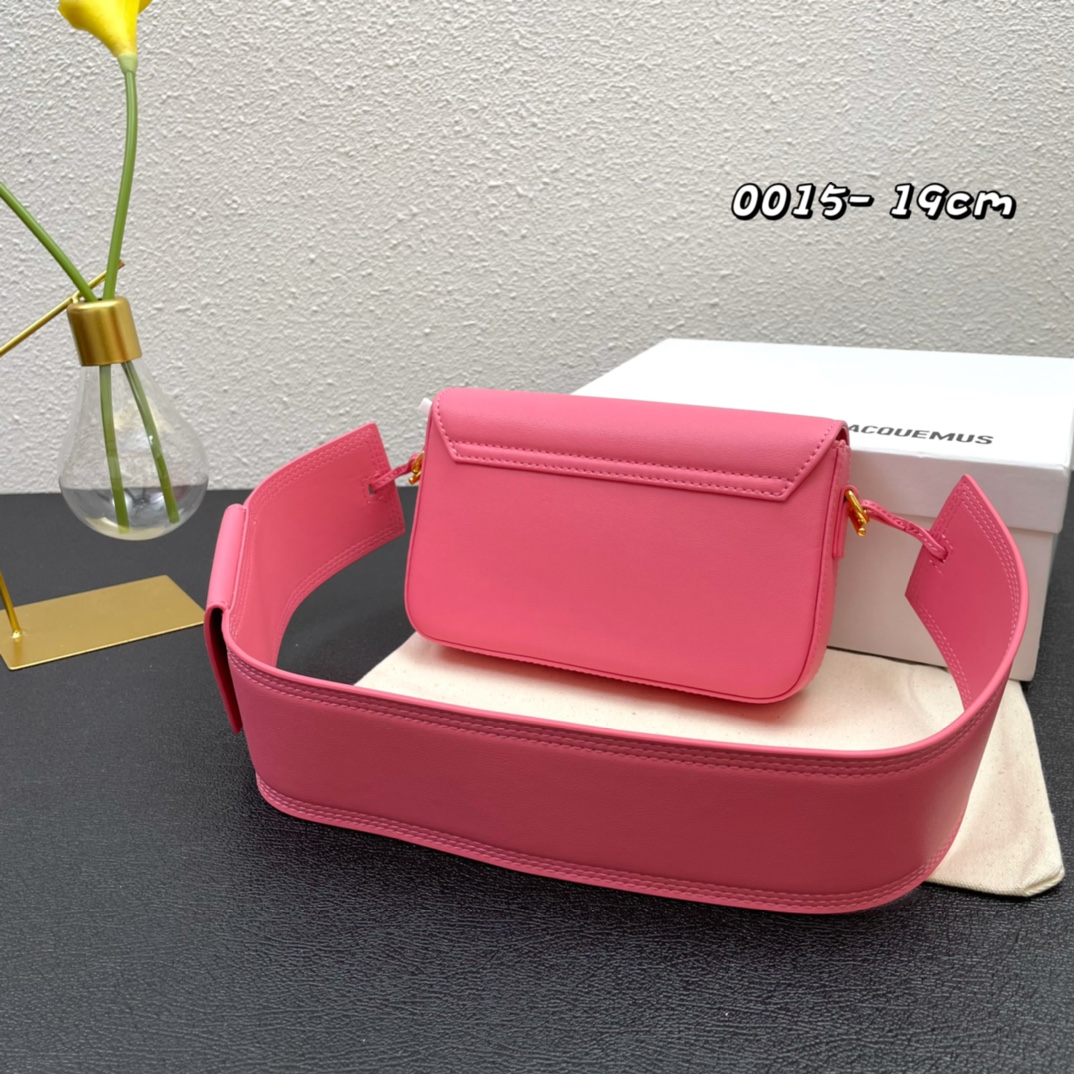 Jacquemus Pre-Owned 2021-2024 Calfskin Le Carinu bag in pink