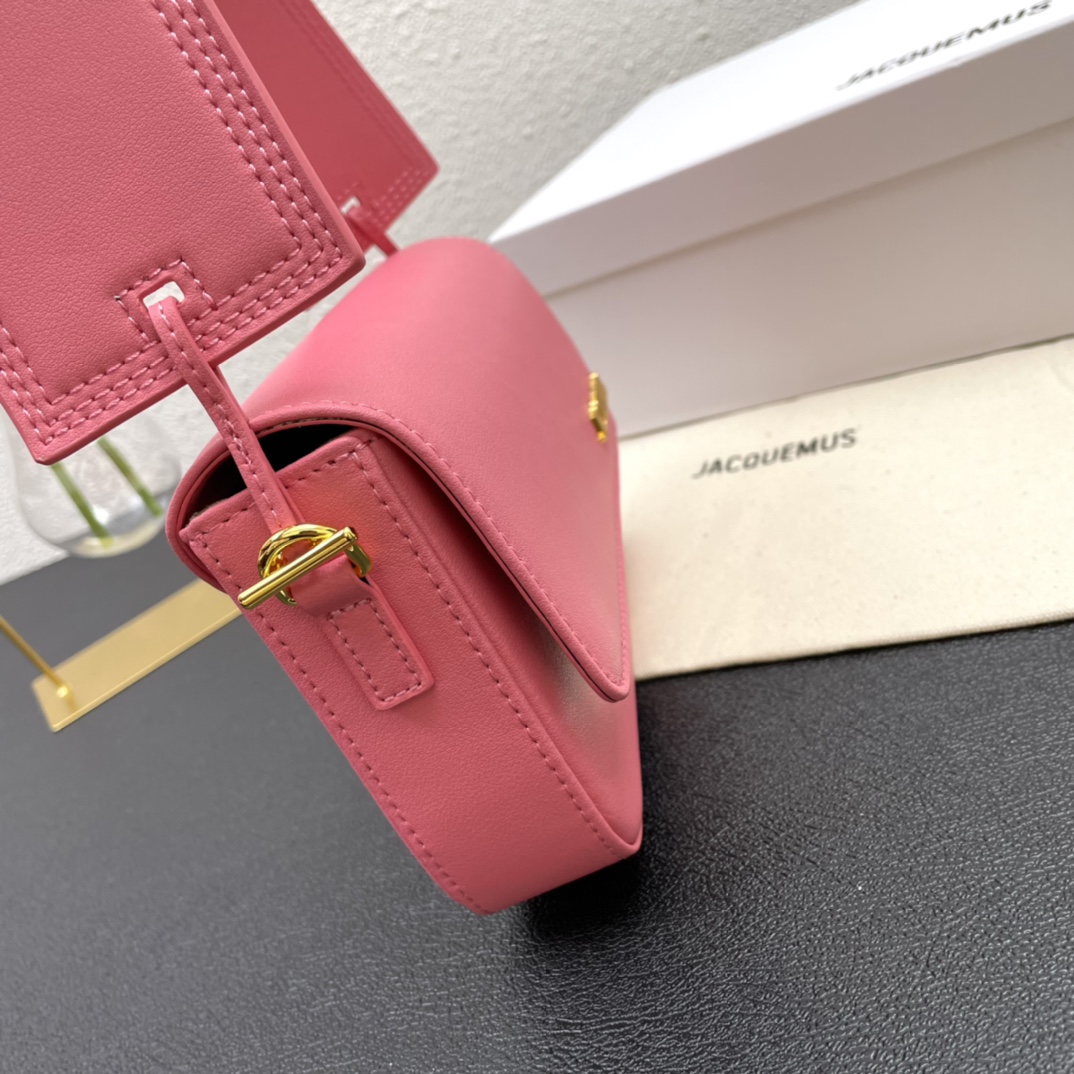Jacquemus Pre-Owned 2021-2024 Calfskin Le Carinu bag in pink