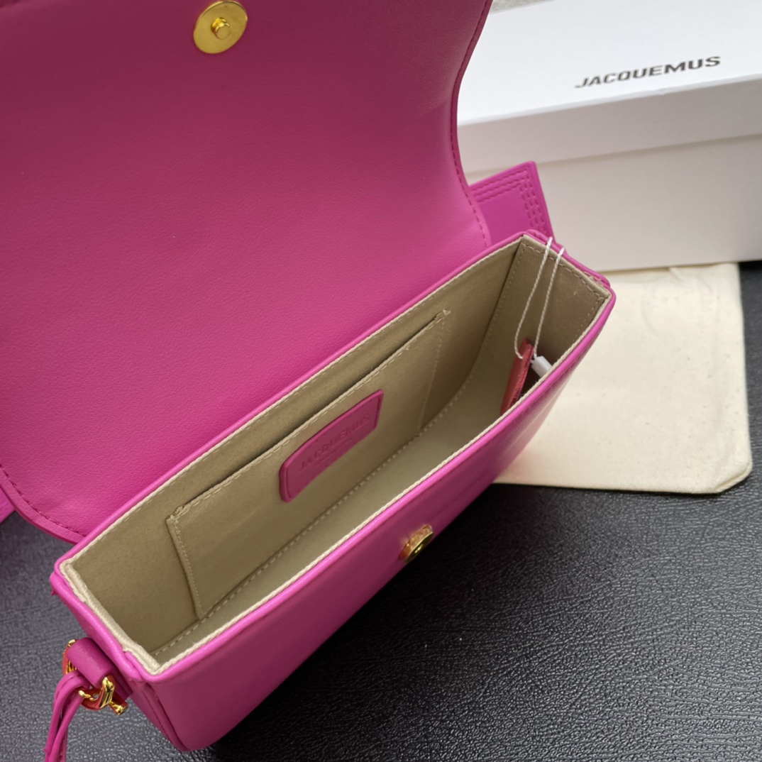 Jacquemus Pre-Owned 2021-2024 Calfskin Le Carinu bag in pink