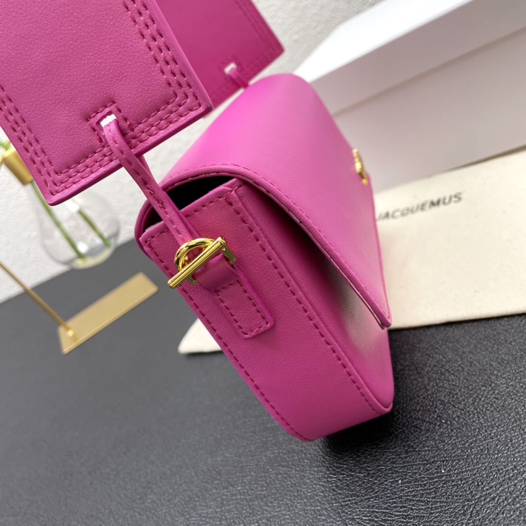 Jacquemus Pre-Owned 2021-2024 Calfskin Le Carinu bag in pink