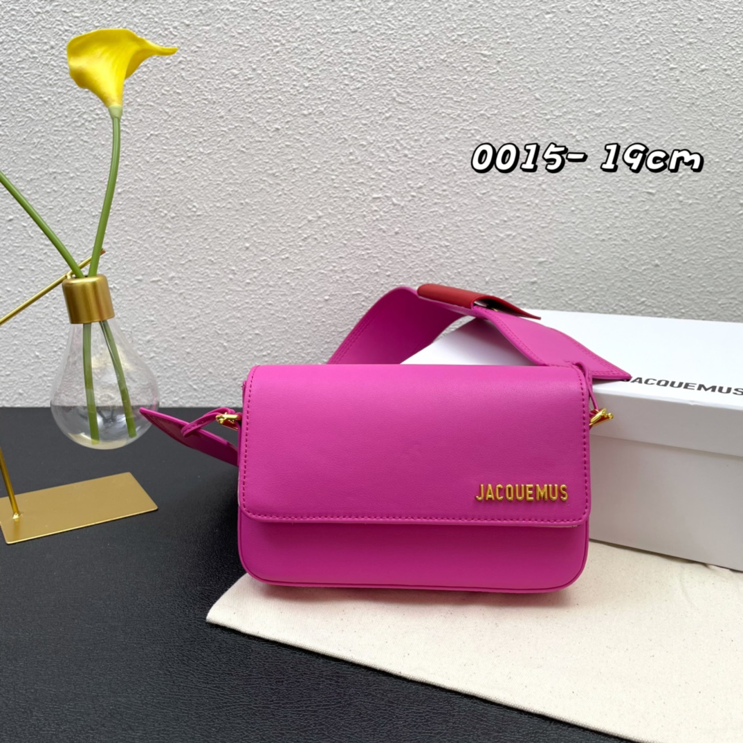 Jacquemus Pre-Owned 2021-2024 Calfskin Le Carinu bag in pink